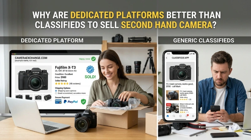 Why are Dedicated Platforms Better Than Classifieds to Sell Second Hand Camera?