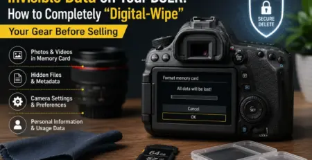 Invisible Data on Your DSLR: How to Completely "Digital-Wipe" Your Gear Before Selling
