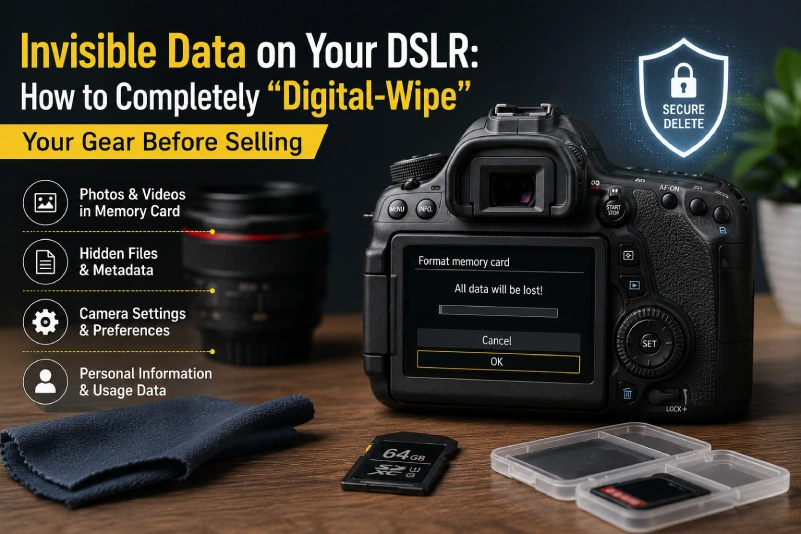 Invisible Data on Your DSLR: How to Completely "Digital-Wipe" Your Gear Before Selling